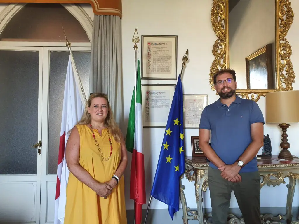 Barbara Gonella (AISLA Firenze) e Lorenzo Andreoni (CRI Firenze)